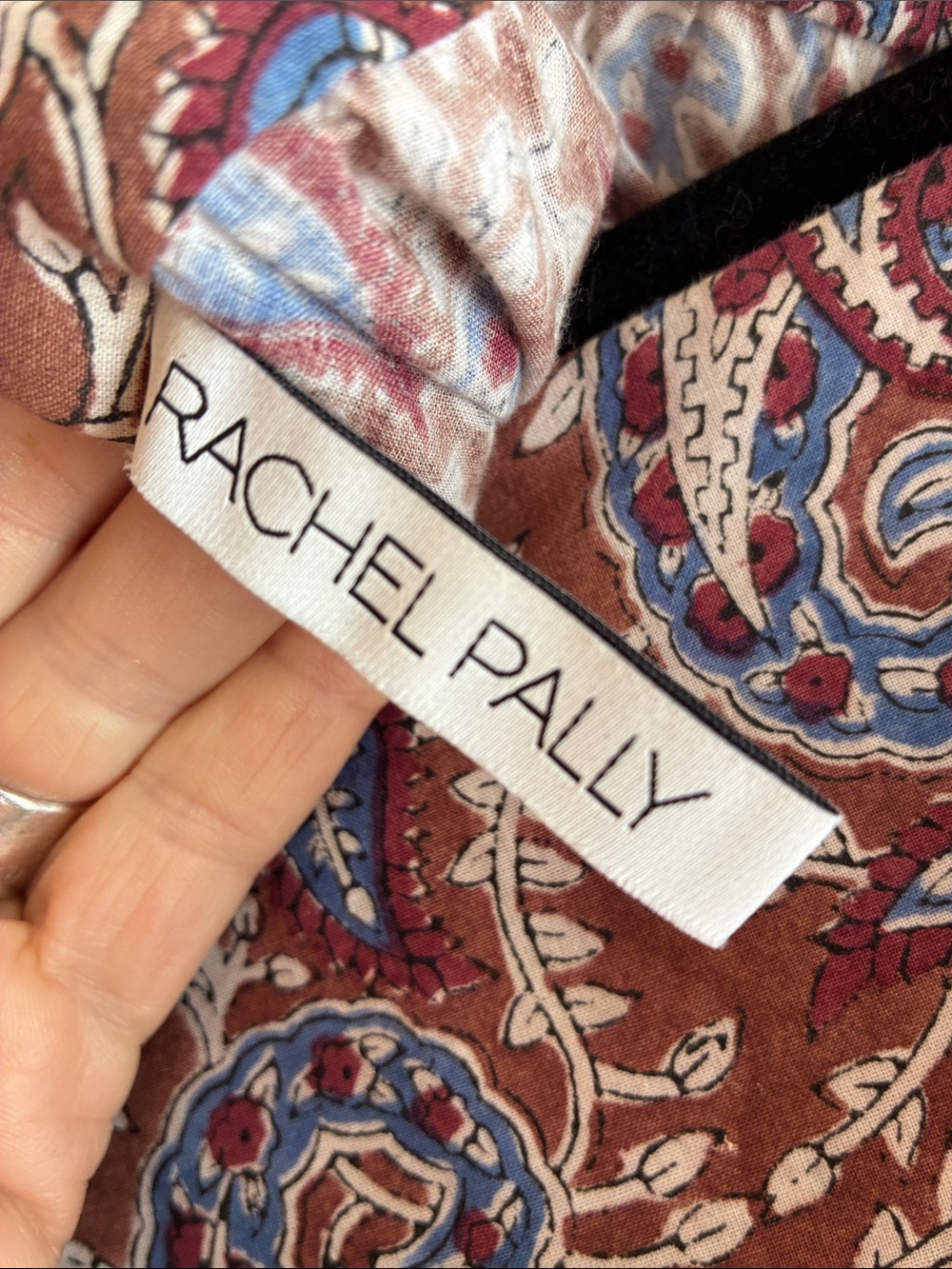 Rachel Pally Paisley Print Cotton Maxi Dress - Picture 8 of 8